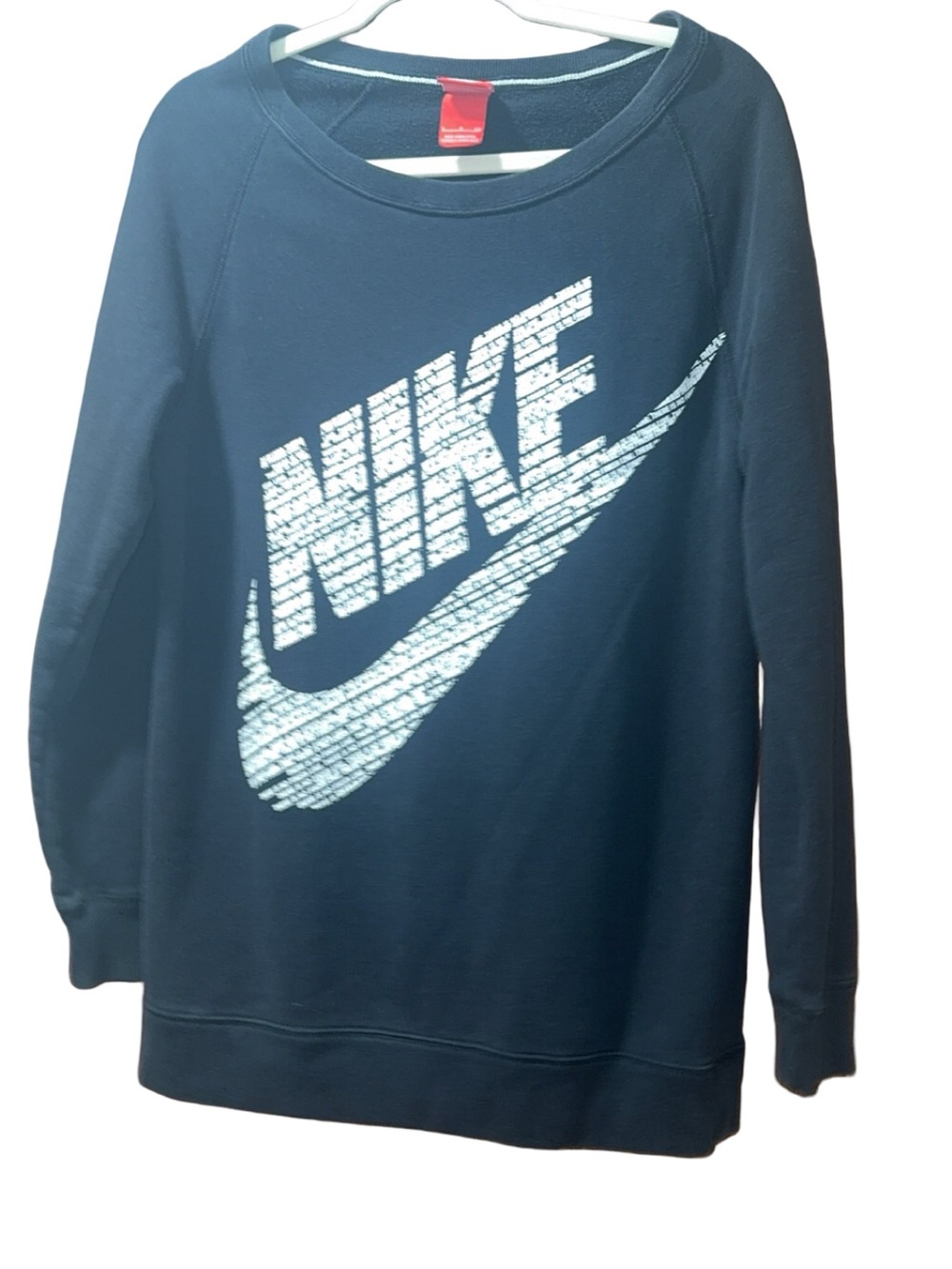 Nike Women's Crew Sweatshirt with White Swoosh Logo